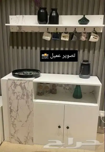 طاولات تلفاز اطقم طاولات وسط ركن قهوة (تصوير العملاء) 12
