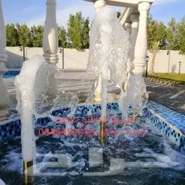 اكسسوارات نوافير شلالات روس النوافير و الاناره مصبات ستيل 34