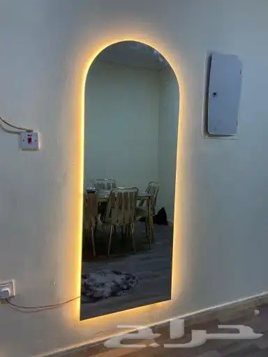 مرايه جدران مع رف 1