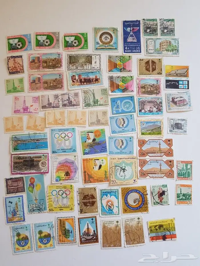 طوابع بريدية أثرية عمرها حول 40 سنه واكثر 0