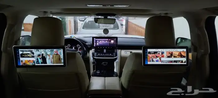 شاشات خلفيه جيب لاندكروز 2022 __2023 نضام اندرويد 12 انش 2