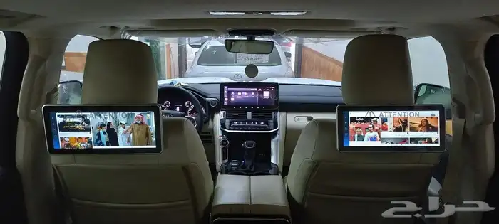 شاشات خلفيه جيب لاندكروز 2022 __2023 نضام اندرويد 12 انش 3