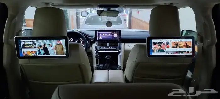 شاشات خلفيه جيب لاندكروز 2022 __2023 نضام اندرويد 12 انش 1