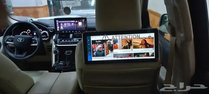 شاشات خلفيه جيب لاندكروز 2022 __2023 نضام اندرويد 12 انش 0