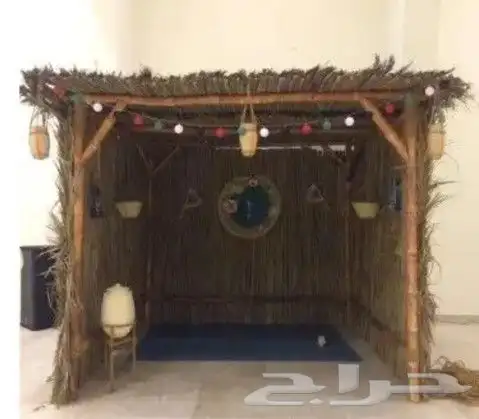 تراث بنبان وتليس وتطبيق اسقف اثل وجريد وترميم البيوت ولستراح 5
