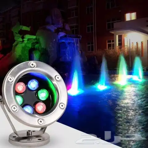 انارة نوافير ومسابح قاعدة متحركة IP68 LED 0