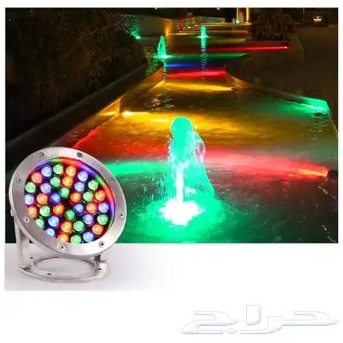 انارة نوافير ومسابح قاعدة متحركة IP68 LED 3