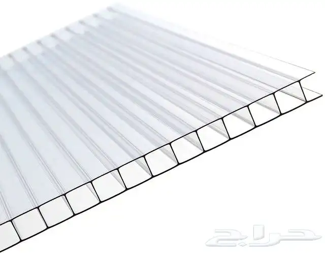 الواح بولي كربونيت مفرغ 6و8و10 مم لكسان ومراكن زراعية 1