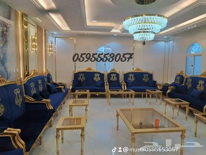 تفصيل كنب ملكي فاخر تفصيل مجالس فخمة 2