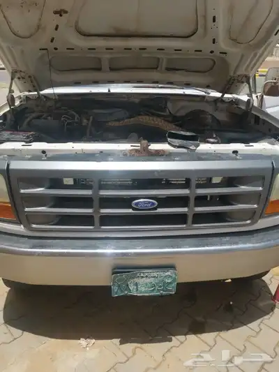 فرت f250 ونيت شاص طويل ابيض موديل 1997 7