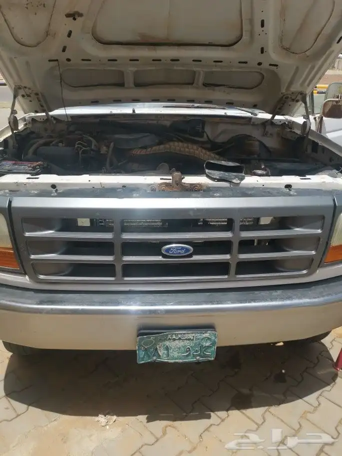 فرت f250 ونيت شاص طويل ابيض موديل 1997 7