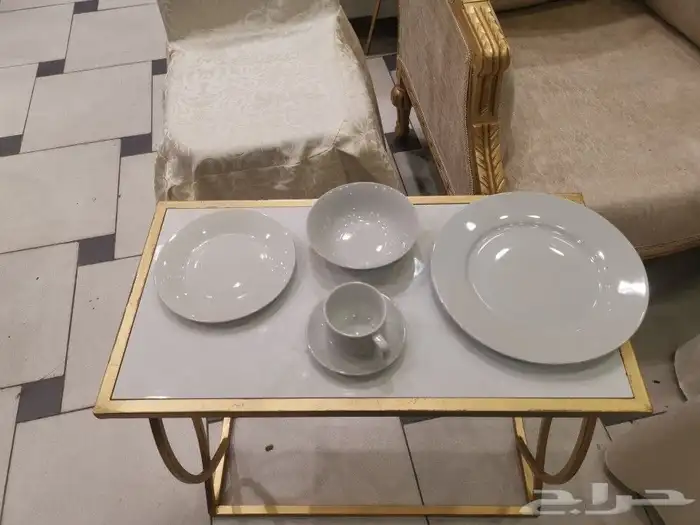 صحن اكل وحلا وزبديه سيراميك 0