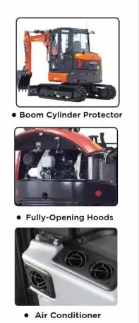 حفارات ( بوكلين ) كوبوتا kubota 16