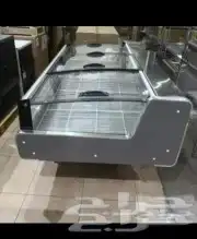 ثلاجات عرض لحوم طازجة باب سحاب زجاج أحجام مختلفة 1