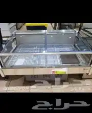 ثلاجات عرض لحوم طازجة باب سحاب زجاج أحجام مختلفة 2
