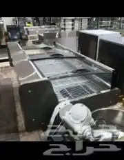 ثلاجات عرض لحوم طازجة باب سحاب زجاج أحجام مختلفة 3