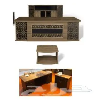 أثاث مكتبي و مدرسي متكامل   مكاتب   وحدات عمل مشتركه   كراسي 19