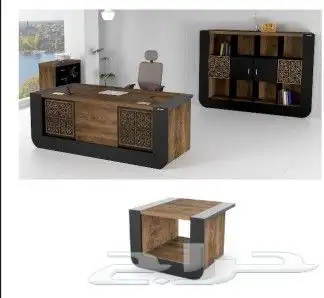 أثاث مكتبي و مدرسي متكامل   مكاتب   وحدات عمل مشتركه   كراسي 20