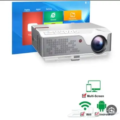 جهاز بروجكتر دقه عرض p1080 اصلي بسعر 600 ريال اخر جهازين 2