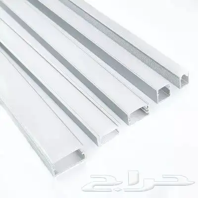 بروفايل مجرى المنيوم ليد انارة المخفية جميع المقاسات 0