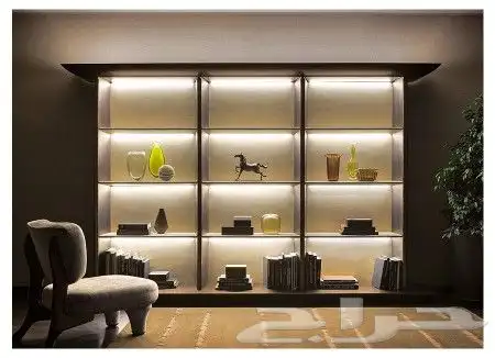 بروفايل مجرى المنيوم ليد انارة المخفية جميع المقاسات 7