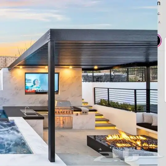 مضلات _سواتر جلسات الحدائق ترميامات 3