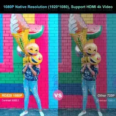 بروجكتر سنمائي عالى الوضوح 1080 حجم صغير 600 ريال فقط 3