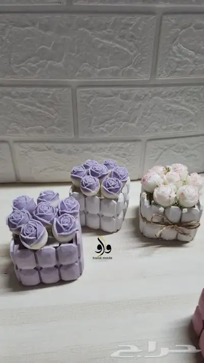 باقات ورد الفواحه بالشمع 0