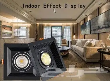 اضاءة اطارات مانع توهج المنيوم الجديد 10x10 مزودج 20x10 7