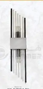 ابليك جداري فضي اسود متوفر منه كهرباء وبطاريه 0