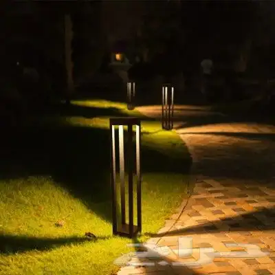 اعمدة حدائق ديكورية ليد بعدة اشكال واحجام المنيوم ووتربروف 14