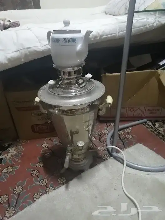 سموار ألماني أثري كهربته 220 ترمس ألماني سعتة 3 لتر ونص 0