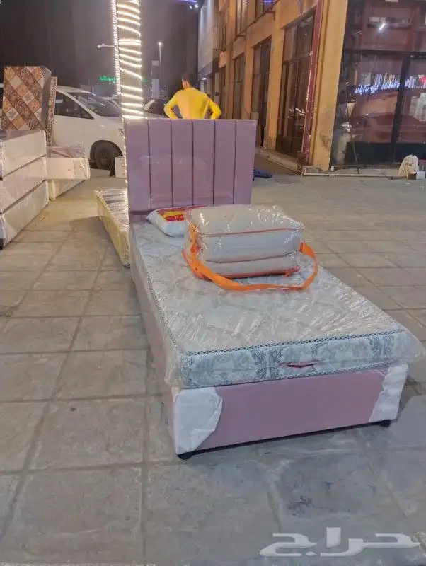 سريرمفرد مرتبه ودولاب مخده لحاف 0
