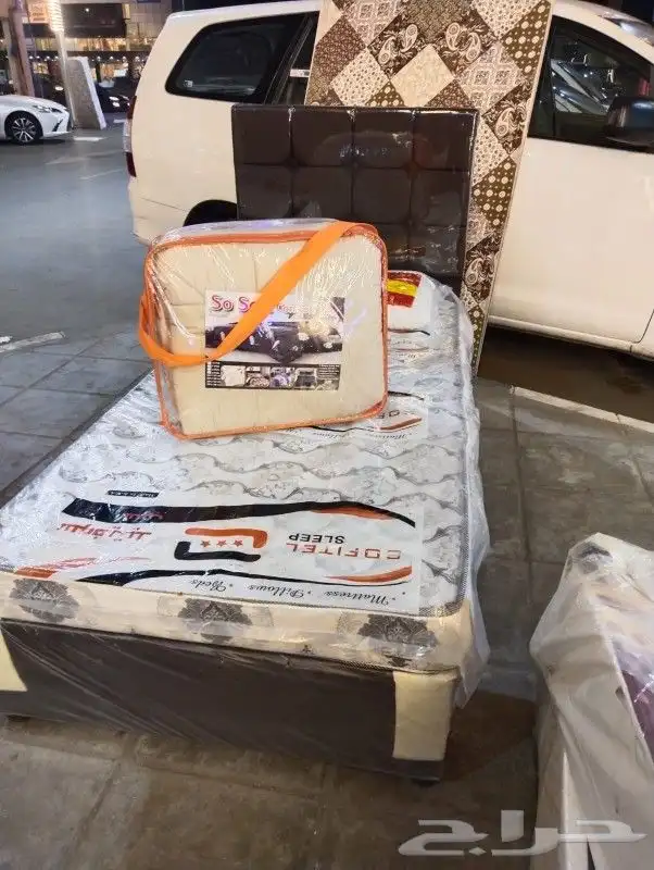 سريرمفرد مرتبه ودولاب مخده لحاف 3