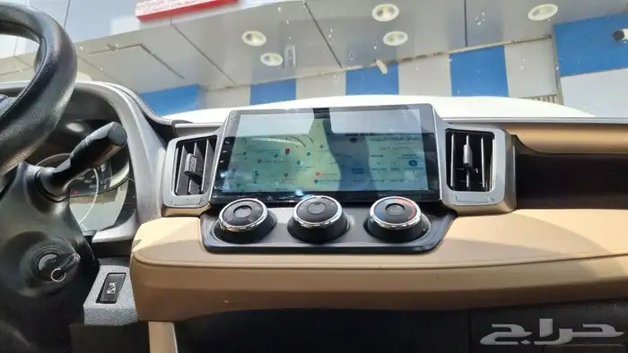 شاشة تايوتاء راف فور 2017 أندرويد و CarPlay مع كامره خلفيه 3