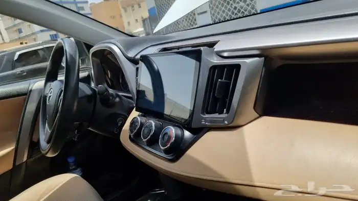 شاشة تايوتاء راف فور 2017 أندرويد و CarPlay مع كامره خلفيه 4