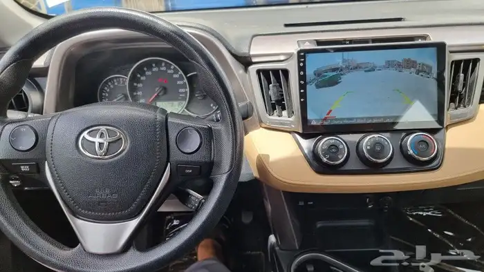 شاشة تايوتاء راف فور 2017 أندرويد و CarPlay مع كامره خلفيه 1
