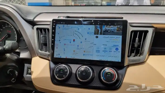 شاشة تايوتاء راف فور 2017 أندرويد و CarPlay مع كامره خلفيه 5