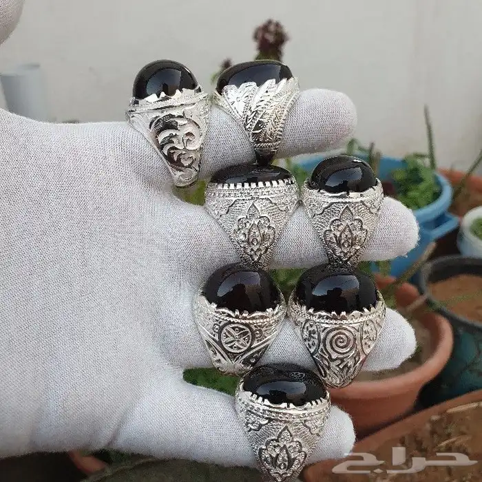 خاتم شفة العبد فضة ثقيلة 2