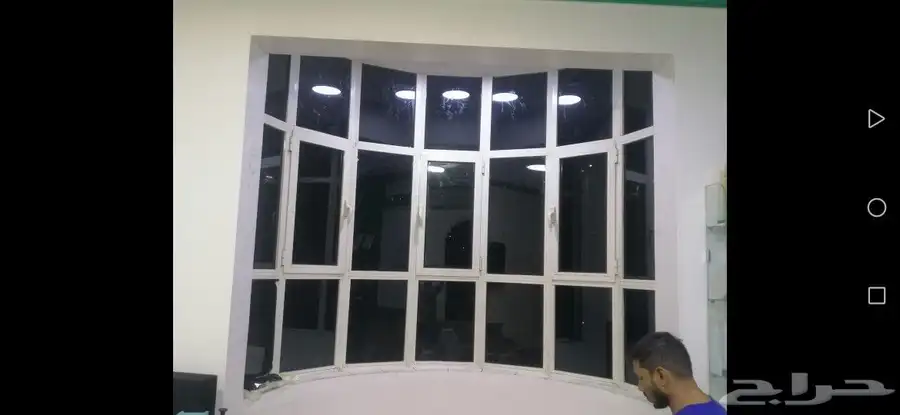 تظليل زجاجات المحلات والفلل والمكاتب عازل حراري ستيكرات 14