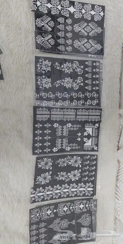 استيكرات وحناء اقماع وشطرطون لليد والرجل 29