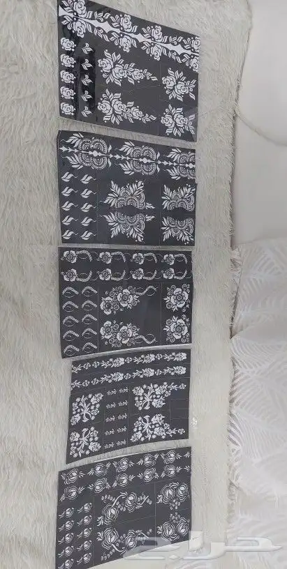 استيكرات وحناء اقماع وشطرطون لليد والرجل 30