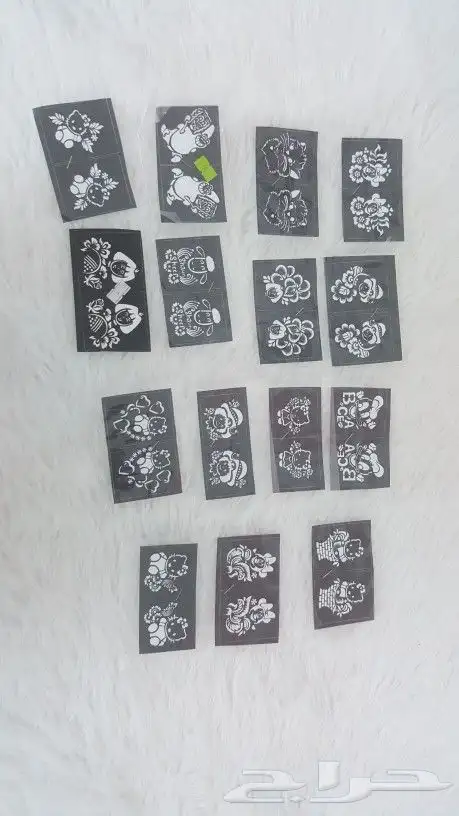 استيكرات وحناء اقماع وشطرطون لليد والرجل 13