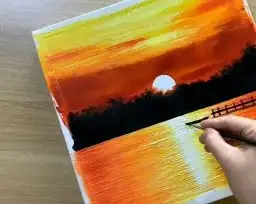 لوحات فنيه مرسومه باليد حسب الطلب 0