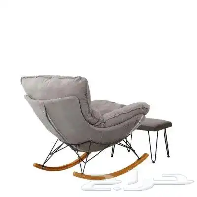 كرسي هزاز كرسي راحه قماش متأرجح كرسي استرخاء 3