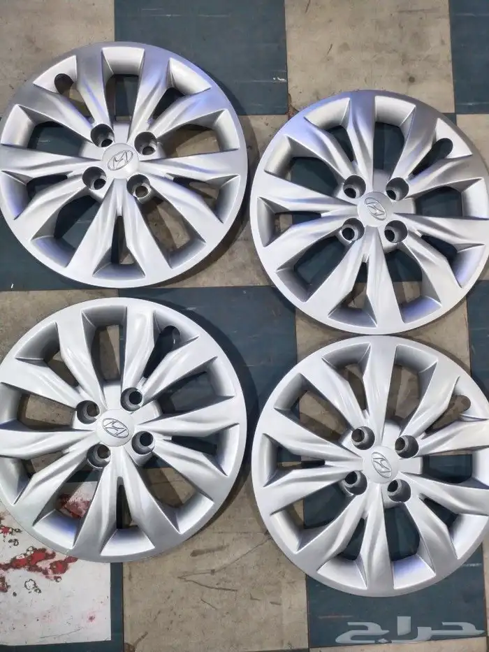 طقم طاسات هونداي اكسنت اصلي وكاله طيس 0