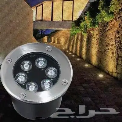 كشافات دفن ارضي عيون انارة مركزة جميع المقاسات 0