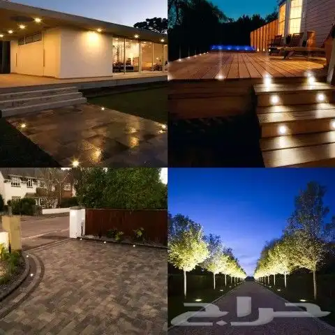 كشافات دفن ارضي عيون انارة مركزة جميع المقاسات 8