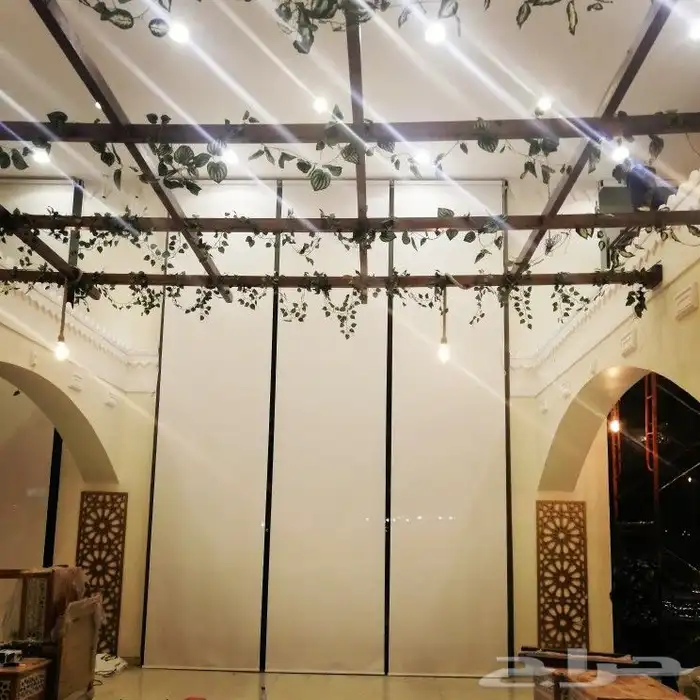 ستائر رول ستائر واي فاي ستائر خشبية ستائر كهربائية 6