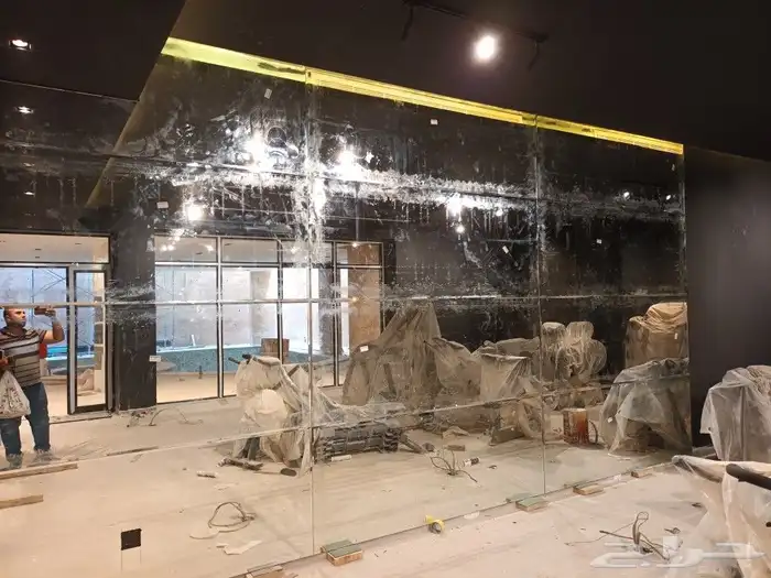 زجاج سكريت وتركيب وجهات والمنيوم 13